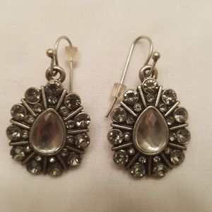 Black stone Earrings